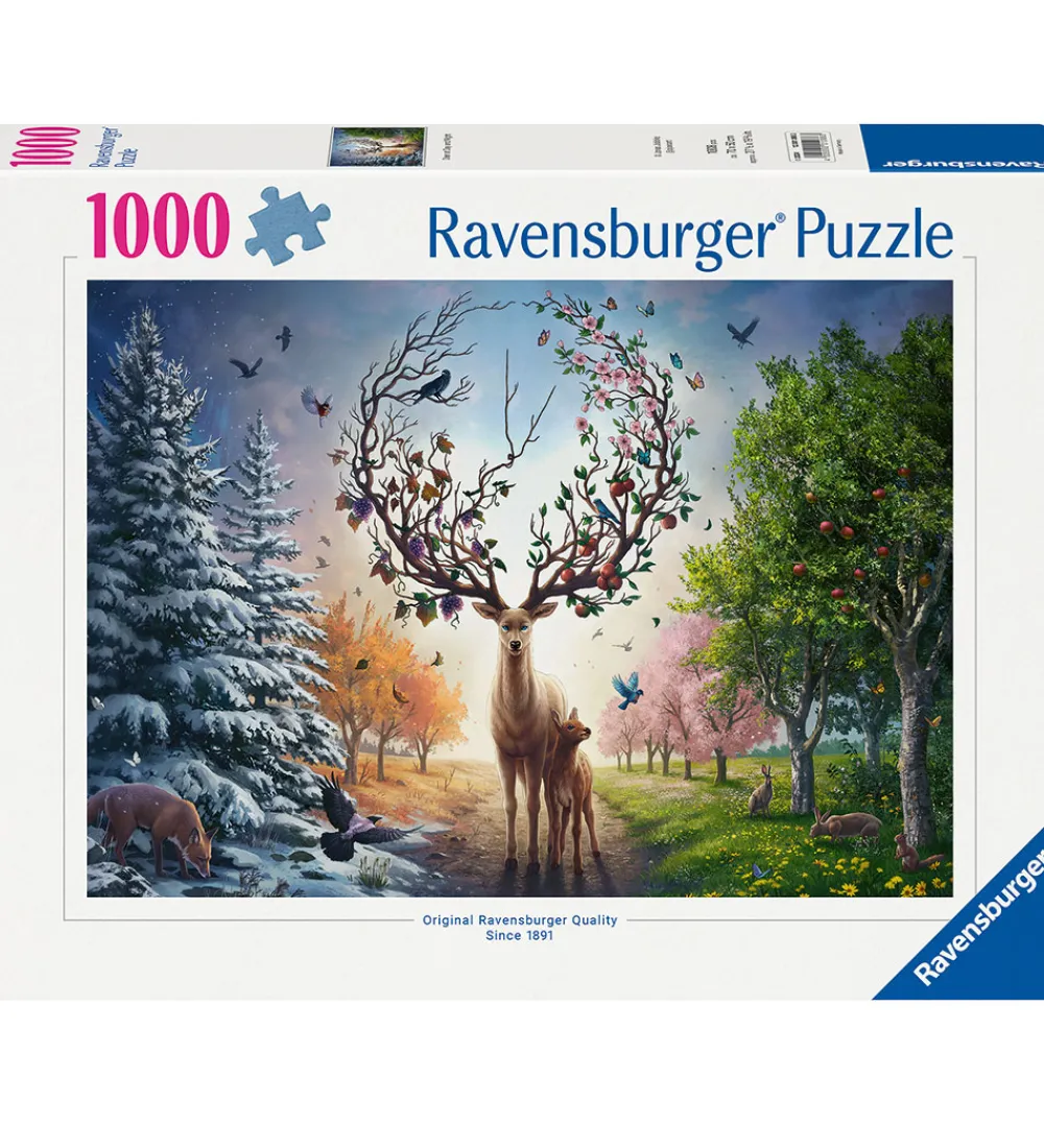 Ravensburger Puslespil>Puslespil - 1000 Brikker - Magical Deer