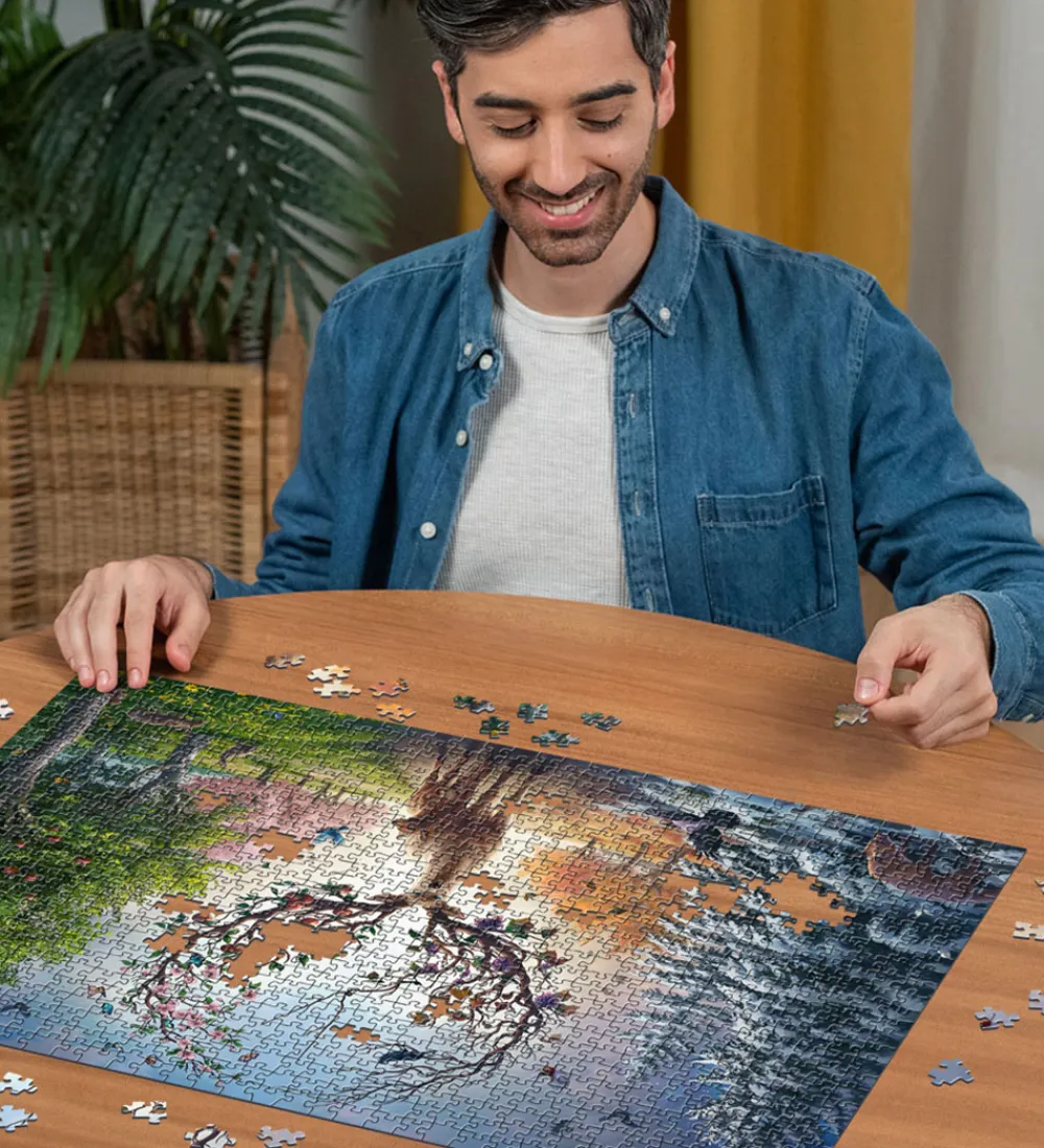 Ravensburger Puslespil>Puslespil - 1000 Brikker - Magical Deer