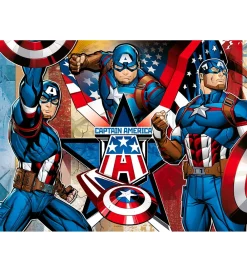 Ravensburger Puslespil>Puslespil - 100 Brikker - Marvel Captain America