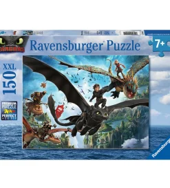 Ravensburger Puslespil>Puslespil - 150 Brikker - Dragons