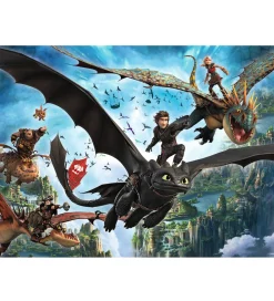 Ravensburger Puslespil>Puslespil - 150 Brikker - Dragons