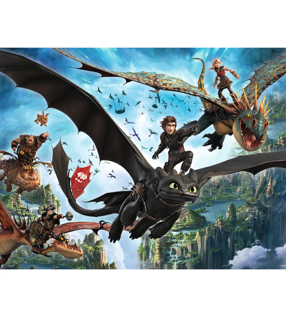 Ravensburger Puslespil>Puslespil - 150 Brikker - Dragons