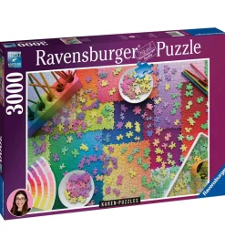 Ravensburger Puslespil>Puslespil - 3000 Brikker - Puzzles On Puzzles