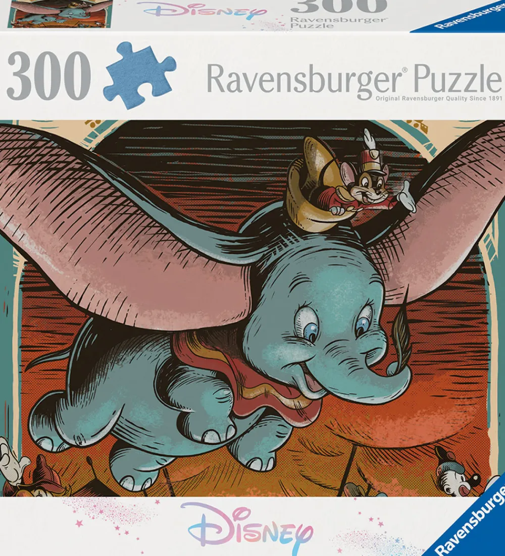Ravensburger Puslespil>Puslespil - 300 Brikker - Dumbo