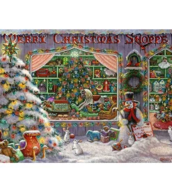 Ravensburger Puslespil>Puslespil - 500 Brikker - The Christmas Shop