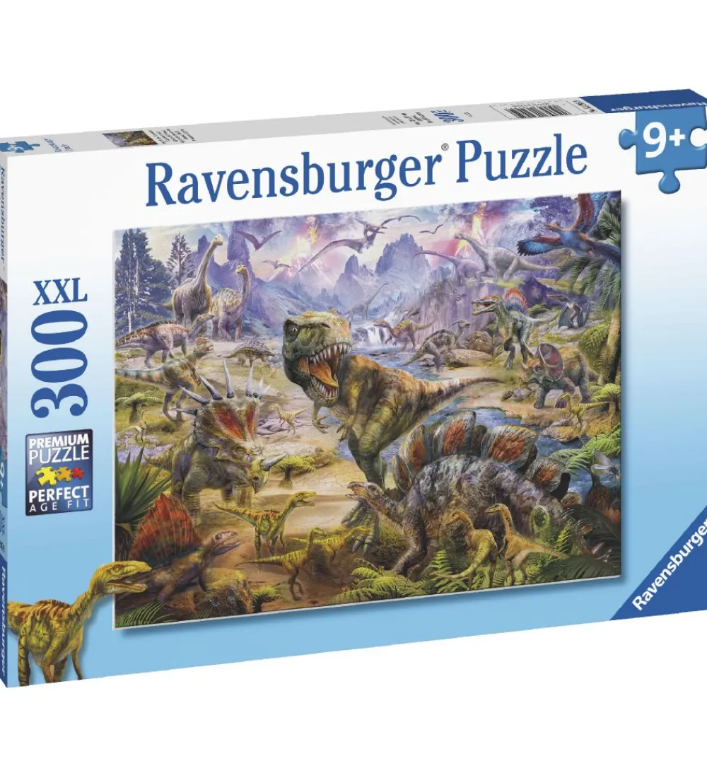 Ravensburger Puslespil>Puslespil - 300 Brikker - Dinosaur World