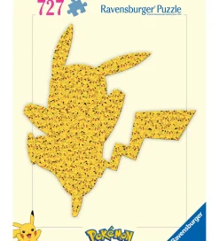 Ravensburger Puslespil>Puslespil - 727 Brikker - Pokémon Shaped Pikachu