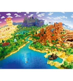 Ravensburger Puslespil>Puslespil - 500 Brikker - World of Minecraft