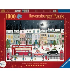 Ravensburger Puslespil>Puslespil - 1000 Brikker - London's Christmas Spiri