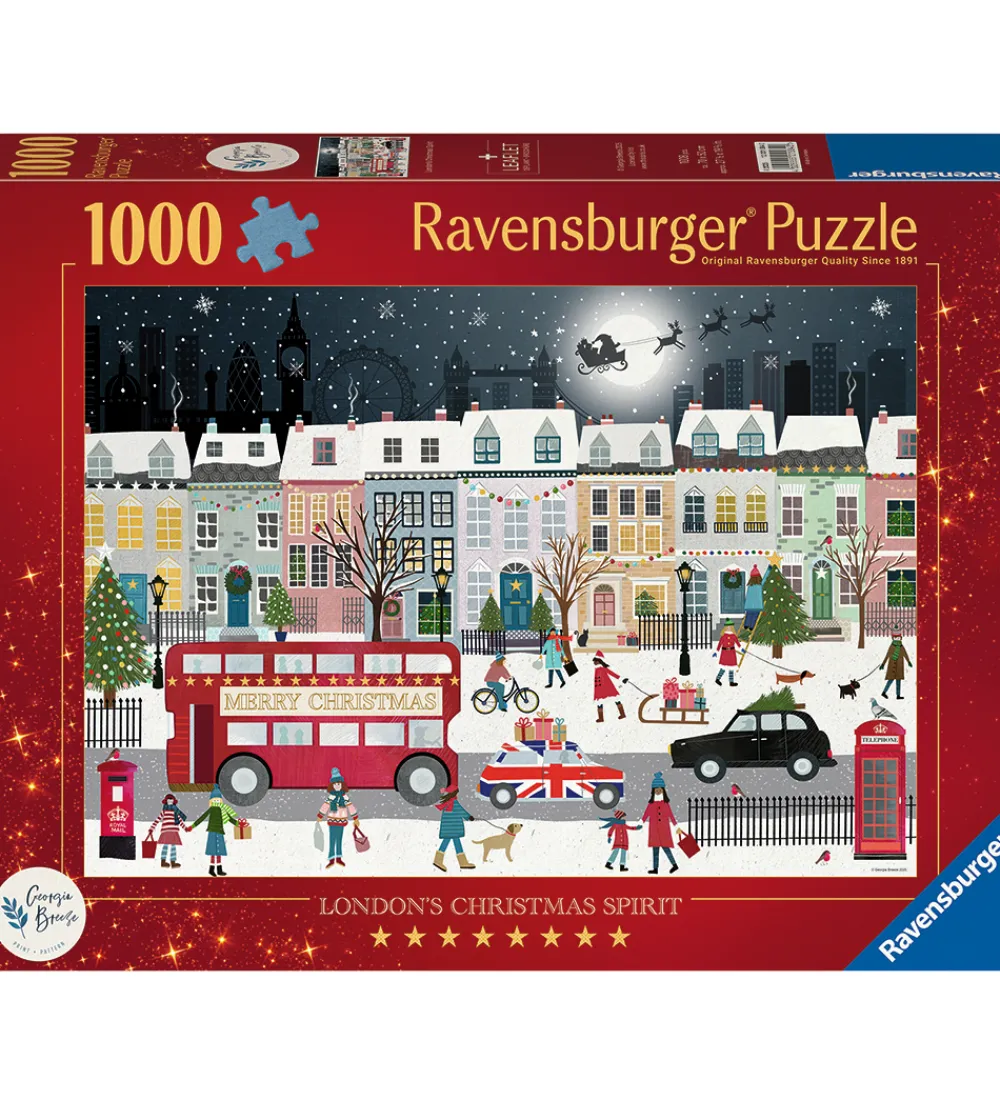 Ravensburger Puslespil>Puslespil - 1000 Brikker - London's Christmas Spiri