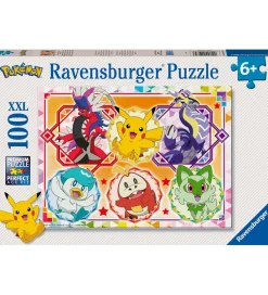 Ravensburger Puslespil>Puslespil - 100 Brikker - Pokémon