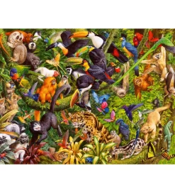 Ravensburger Puslespil>Puslespil - 200 Brikker - Tropical Rainforest