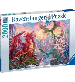 Ravensburger Puslespil>Puslespil - 2000 Brikker - Fantasy Dragon