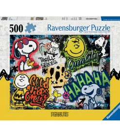Ravensburger Puslespil>Puslespil - 500 Brikker - Snoopy And Friends