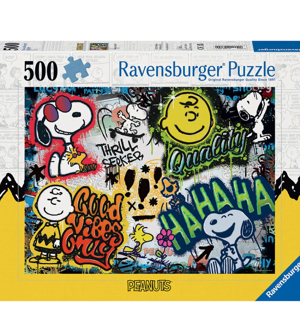 Ravensburger Puslespil>Puslespil - 500 Brikker - Snoopy And Friends