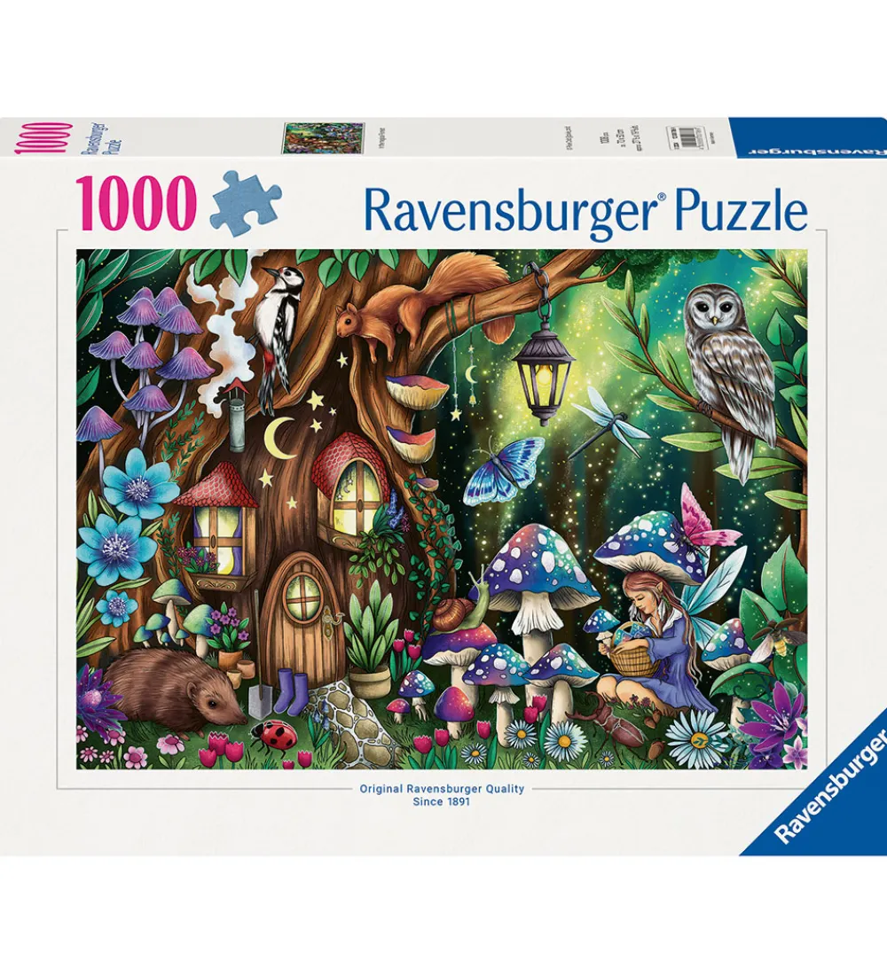 Ravensburger Puslespil>Puslespil - 1000 Brikker - In The Magical Forest