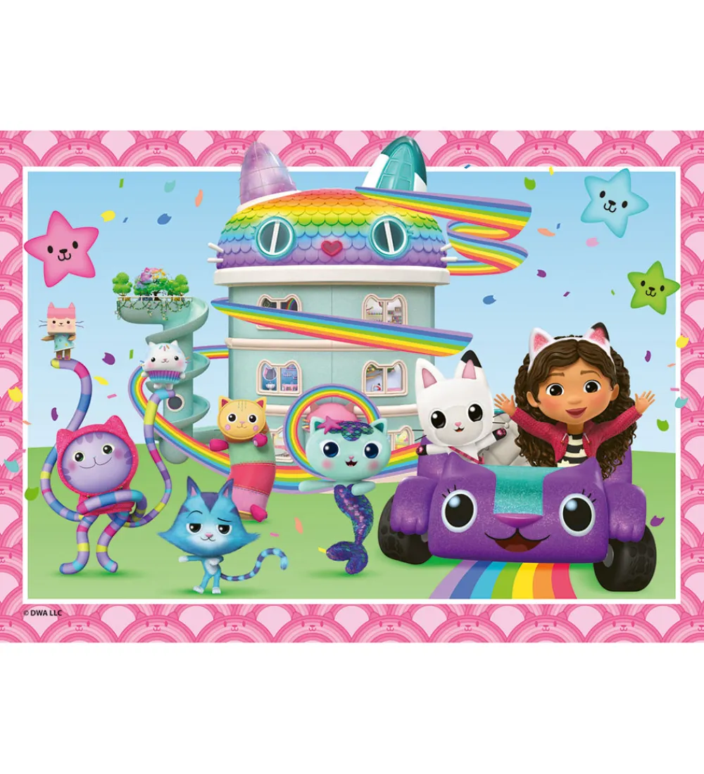 Ravensburger Puslespil>Puslespil - 2x24 Brikker - Gabby's Dollhouse