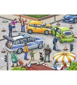 Ravensburger Puslespil>Puslespil - 2x12 Brikker - Blue Lights On The Way