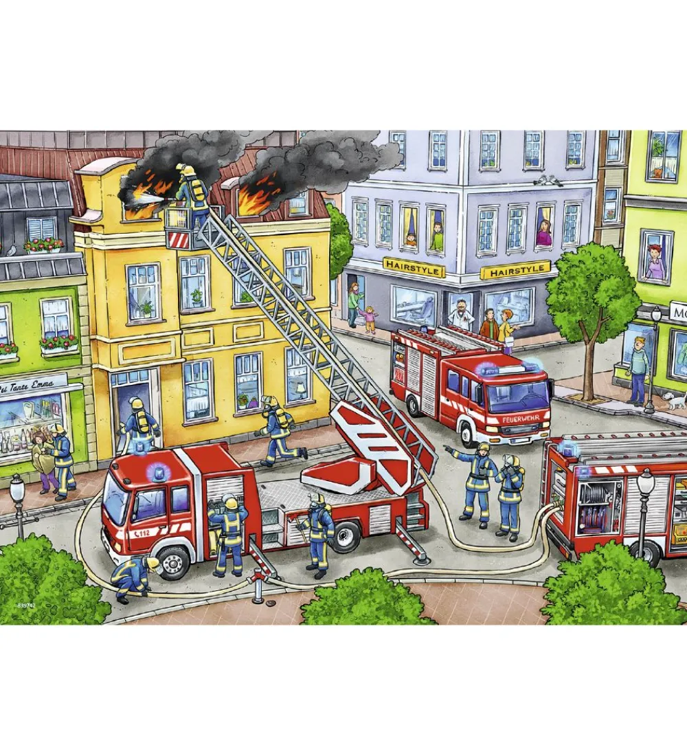 Ravensburger Puslespil>Puslespil - 2x12 Brikker - Blue Lights On The Way