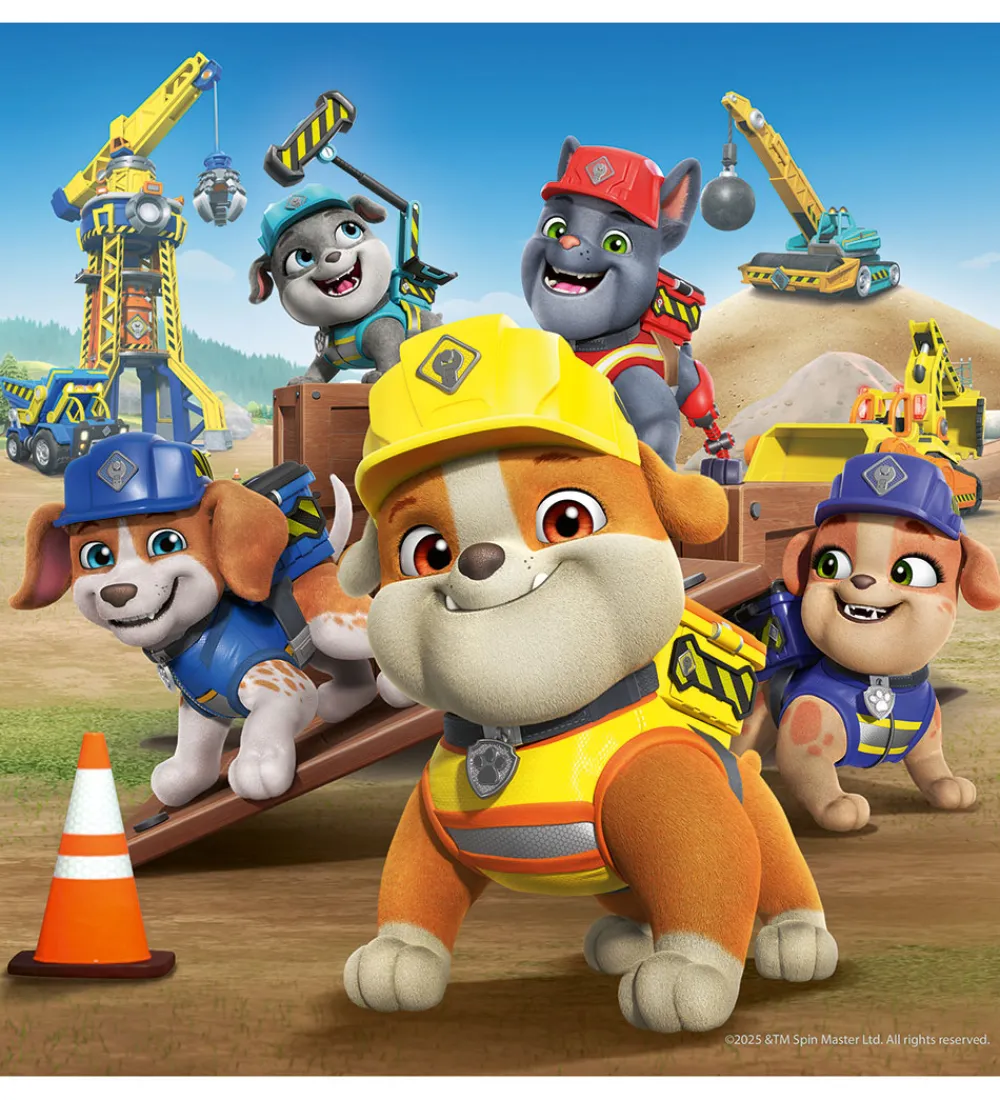 Ravensburger Puslespil>Puslespil - 3x49 Brikker - Rubble & Crew