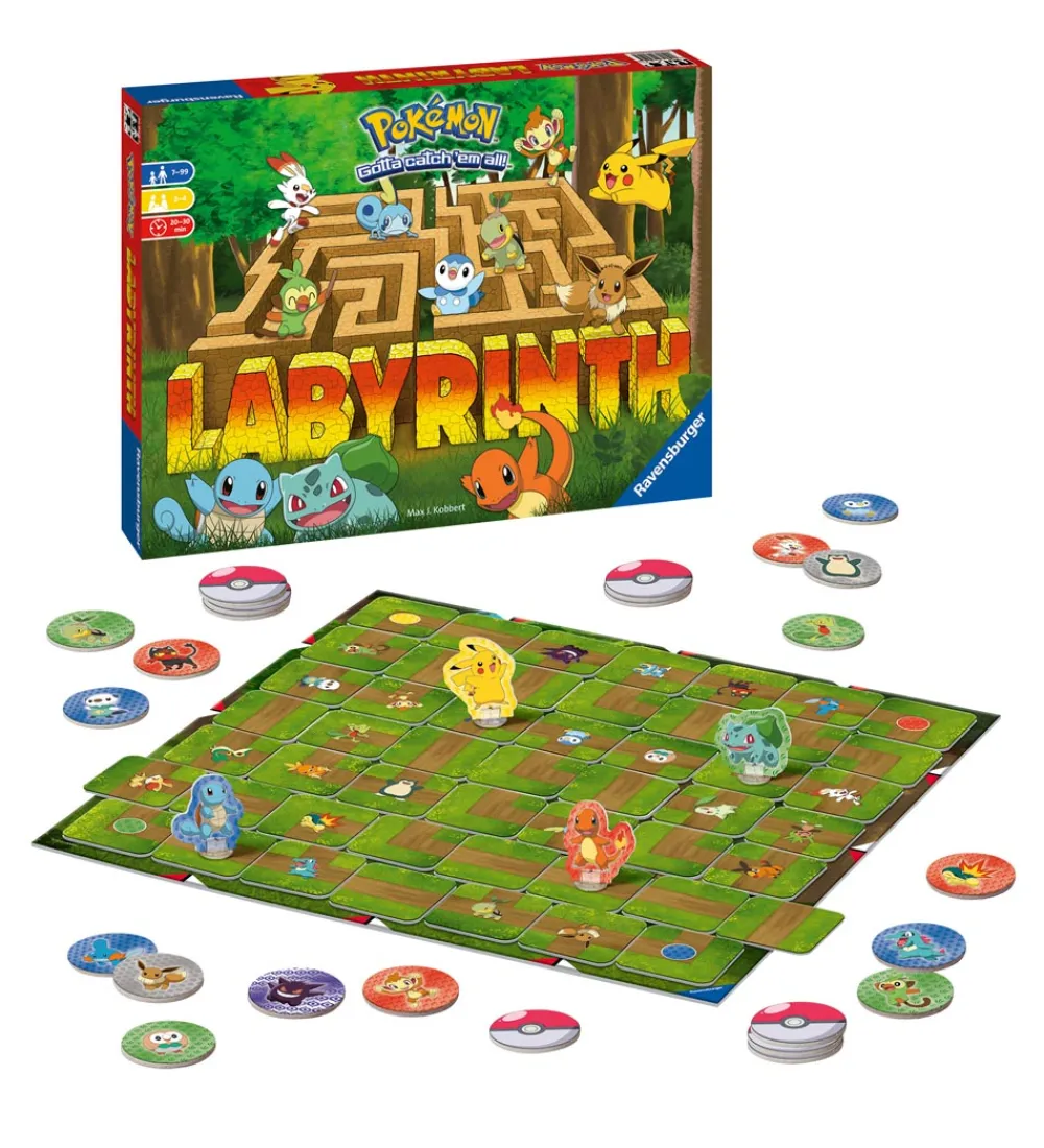 Ravensburger Spil>Spil - Labyrinth - Pokémon