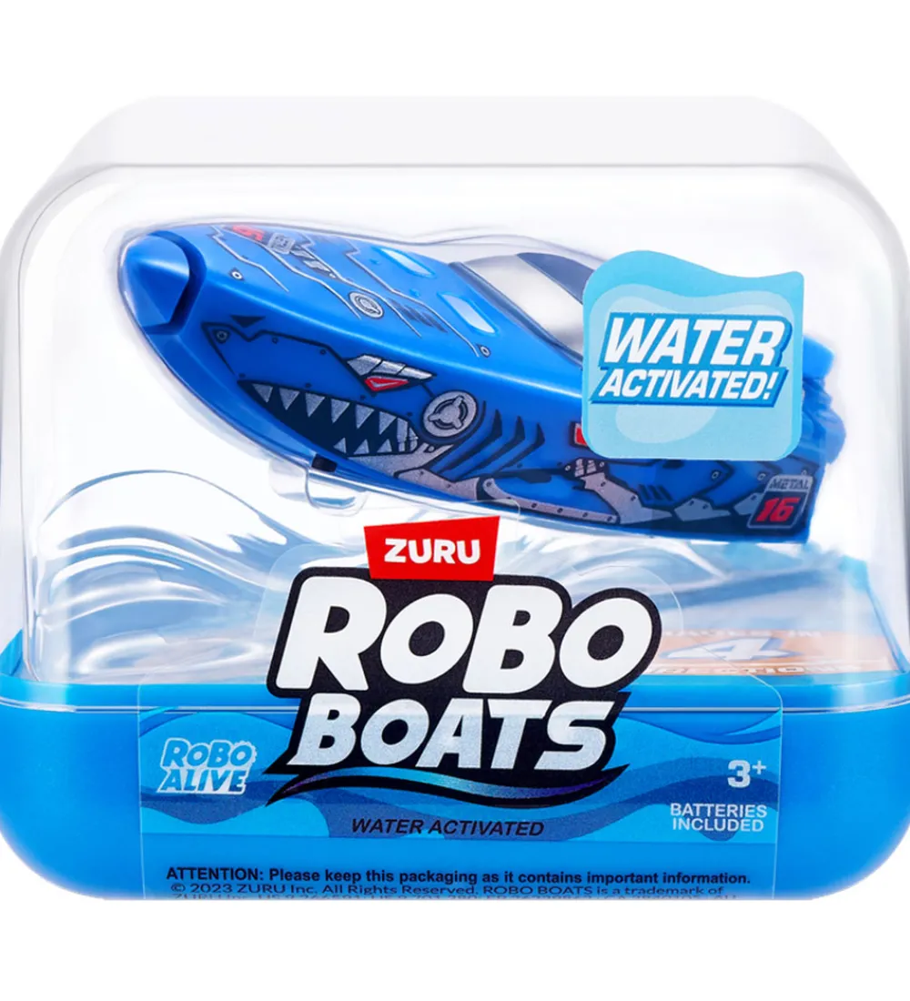 Robo Alive Udeleg Og Udendørs Legetøj|Vandleg>Badelegetøj - Robo Boats - Assorteret - Orange/Rød/B