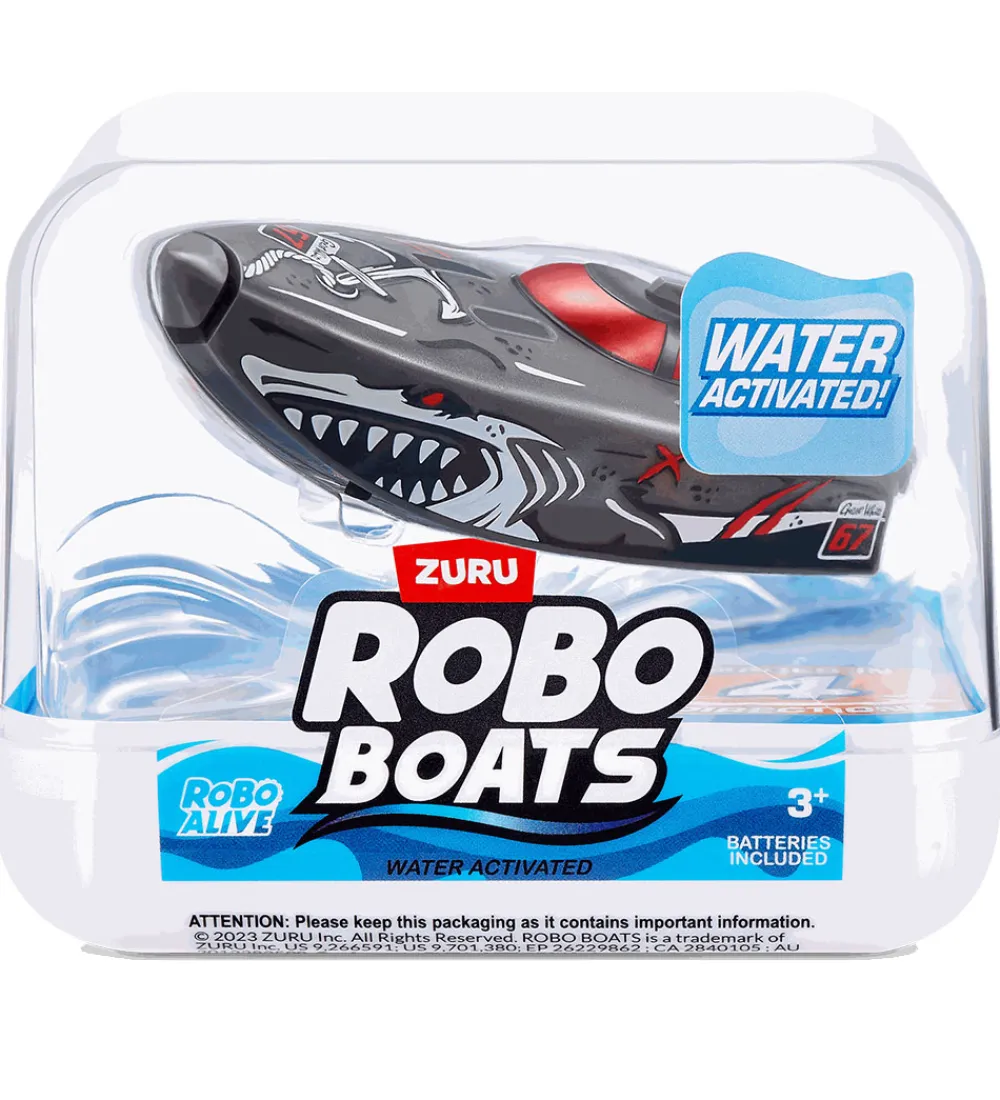 Robo Alive Udeleg Og Udendørs Legetøj|Vandleg>Badelegetøj - Robo Boats - Assorteret - Orange/Rød/B