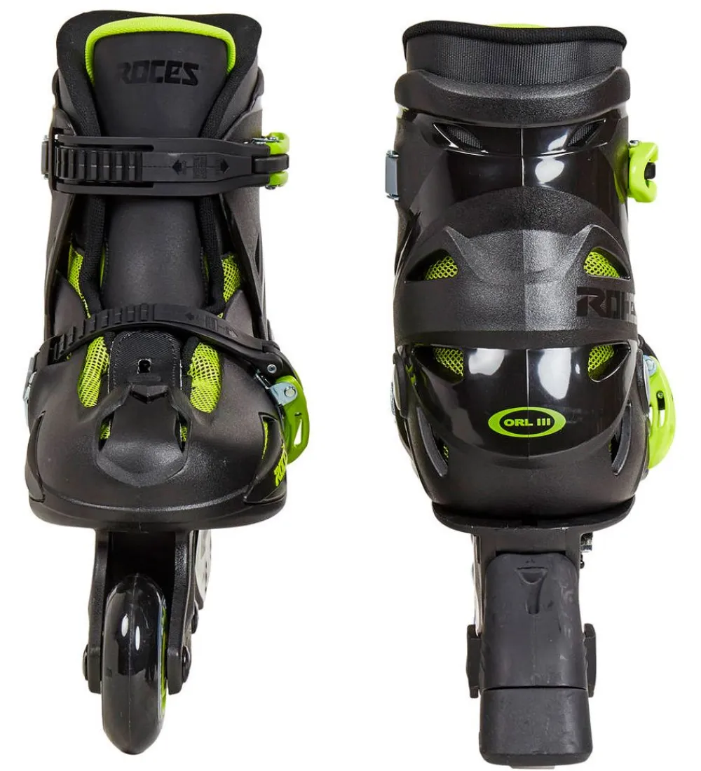 Roces Rulleskøjter>Rulleskøjter - Orlando III - Sort/Lime - Inliner
