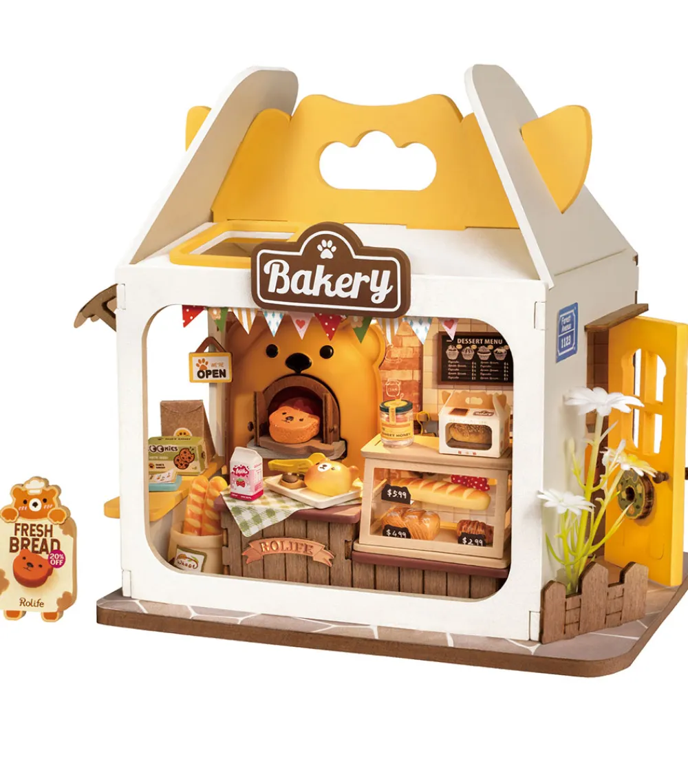 Rolife Kreasæt>Miniature-diorama - DIY - Teddy's Breadbox DS033 - 67 Del