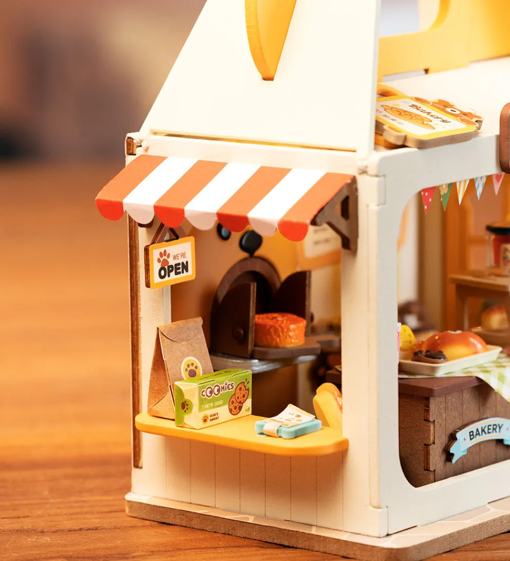 Rolife Kreasæt>Miniature-diorama - DIY - Teddy's Breadbox DS033 - 67 Del