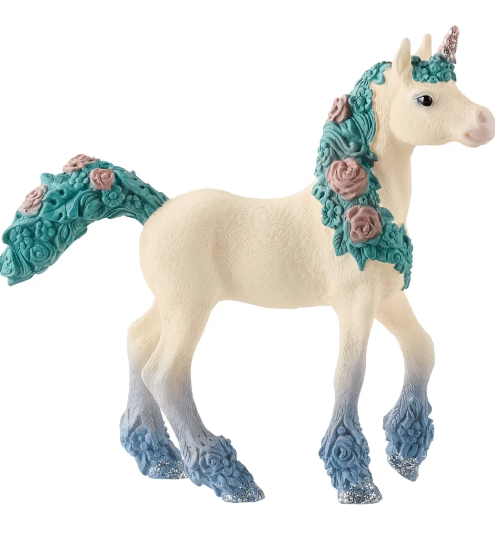 Schleich Schleich>Bayala - H:10 cm - Blomsterenhjørning Føl 70591