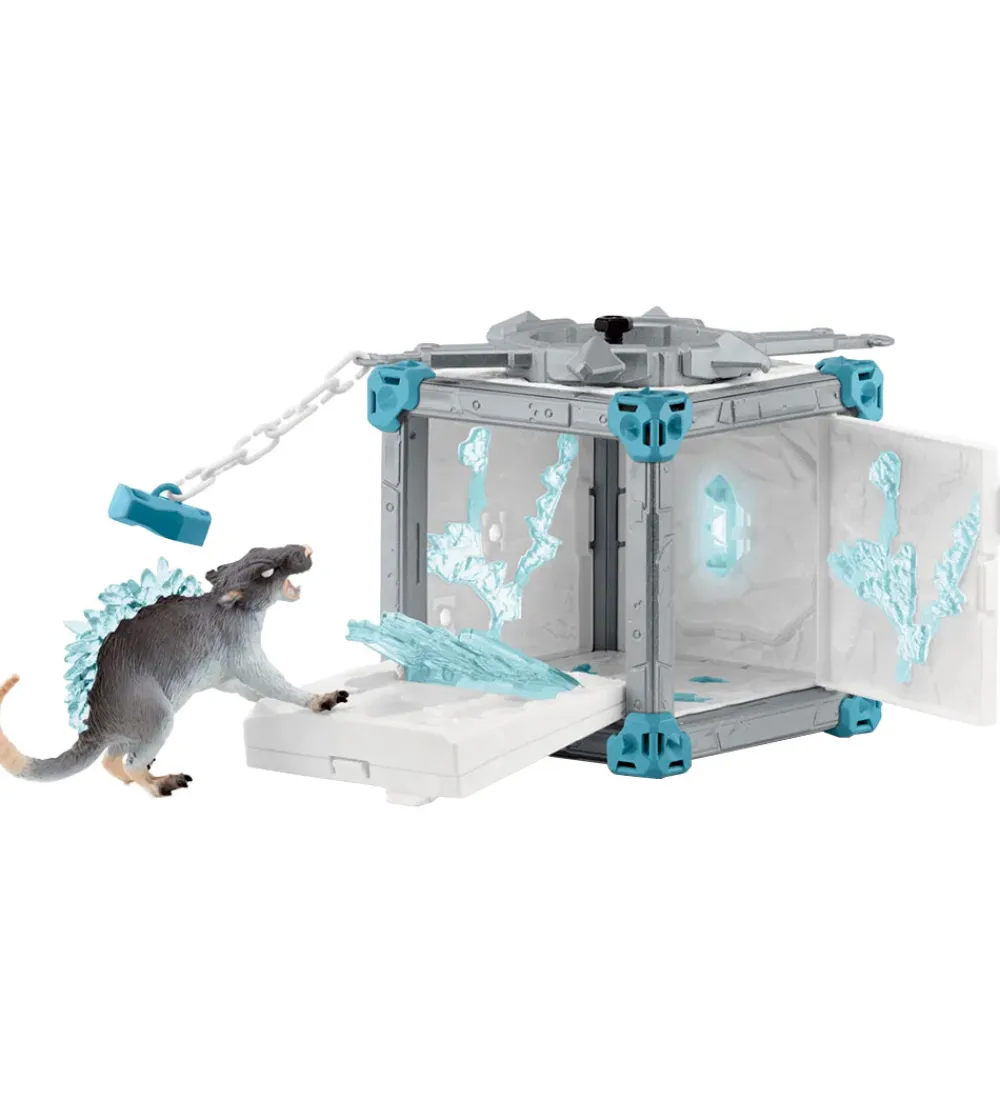 Schleich Figurer|Konstruktionslegetøj>Eldrador Creatures - BattleCave Ice Rat - 42676