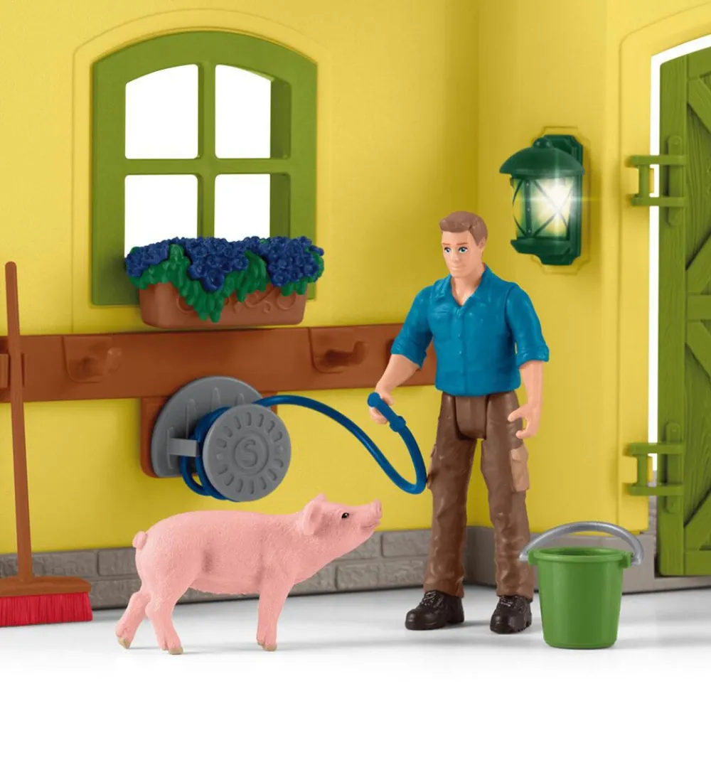 Schleich Schleich>Farm World - 50x16x30 cm - Stor Bondegård 42605 - Gul