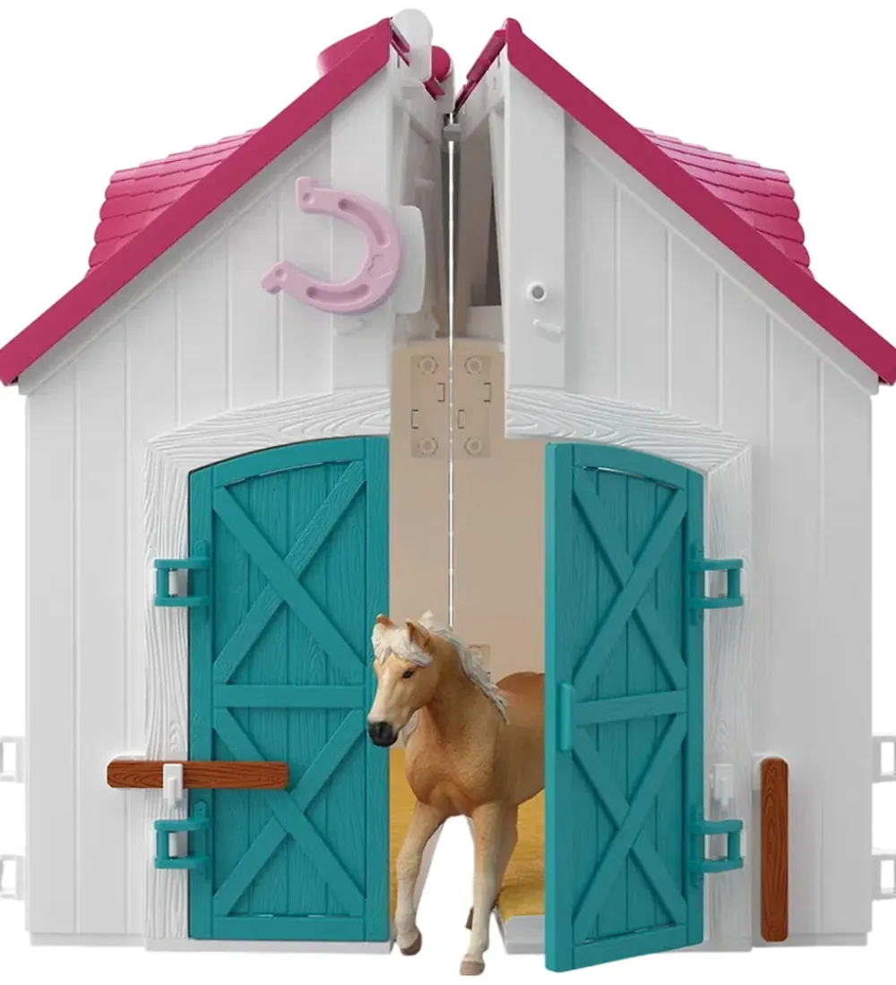Schleich Schleich|Figurer>Horse Club - Åben Hestestald - 60 Dele - 42703