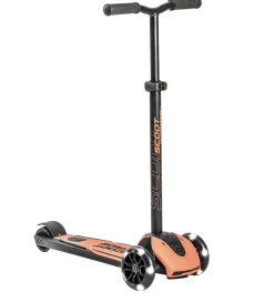 Scoot and Ride Løbehjul>Highway Kick 5 - LED - Peach