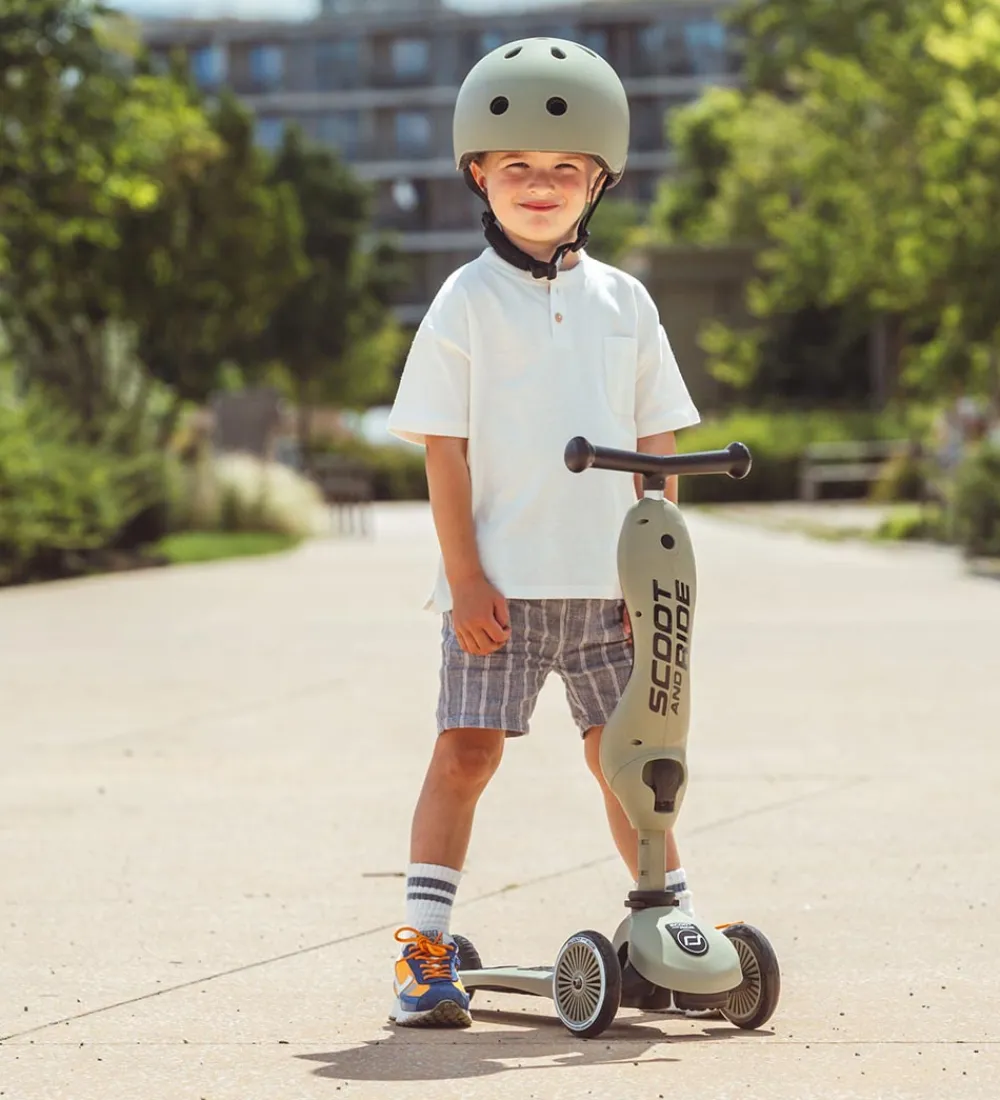 Scoot and Ride Løbehjul|Løbecykler>Highway Kick 1 - Olive