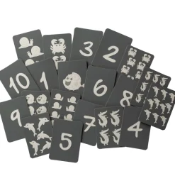 Scrunch Spil|Badelegetøj>Kort - Silikone - 20 Stk - Anthracite Grey