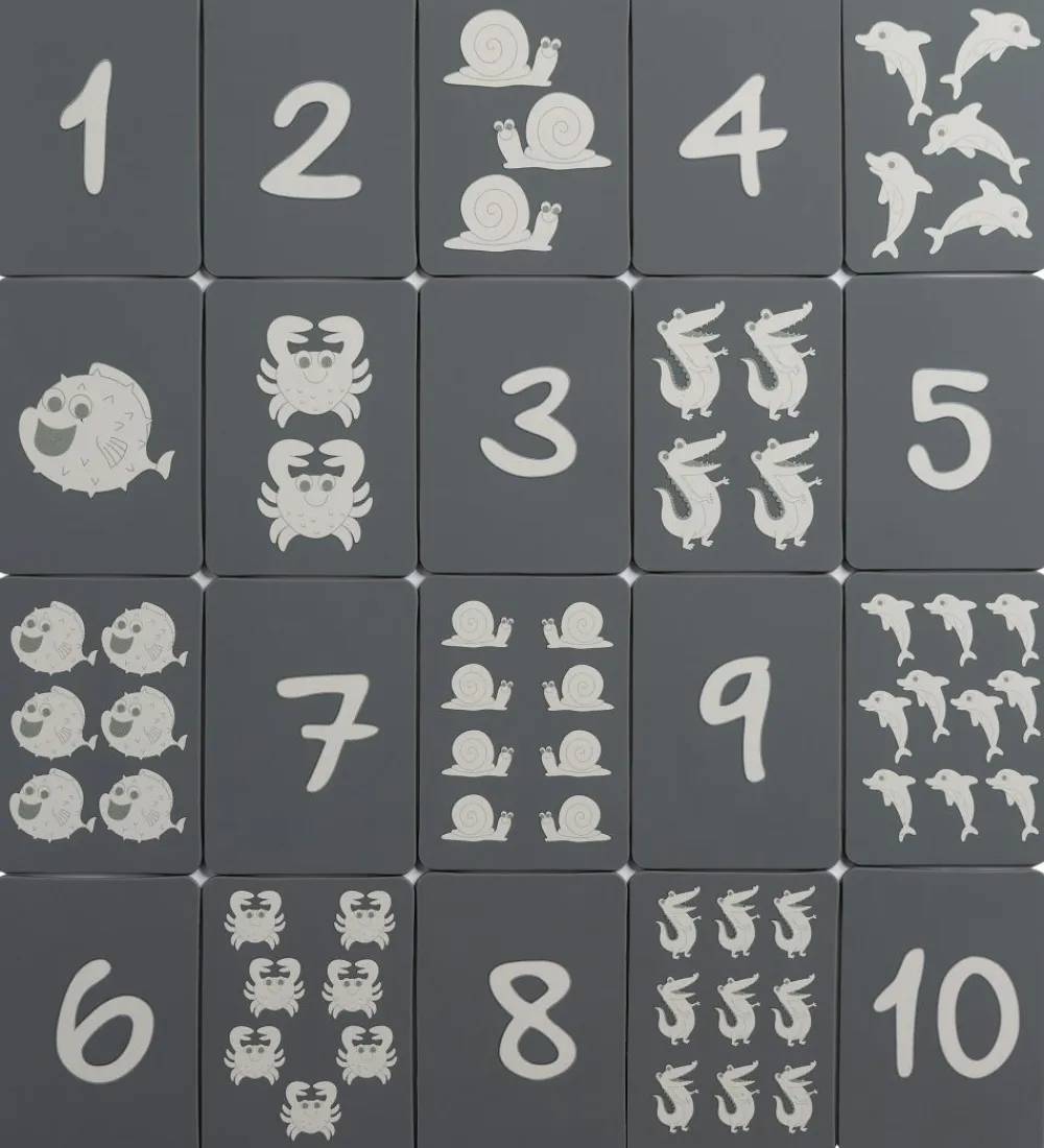 Scrunch Spil|Badelegetøj>Kort - Silikone - 20 Stk - Anthracite Grey