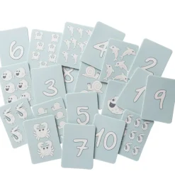 Scrunch Spil|Badelegetøj>Kort - Silikone - 20 Stk - Duck Egg Blue