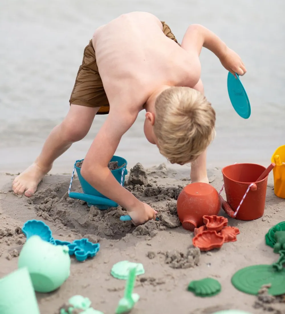 Scrunch Strandlegetøj>Sandforme - 4 stk - Silikone - Rust