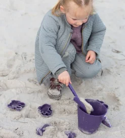 Scrunch Strandlegetøj>Spand - Silikone - 13 cm - Dark Purple