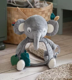 Sebra Aktivitetslegetøj>Aktivitetslegetøj - Elefanten Finley - Grå