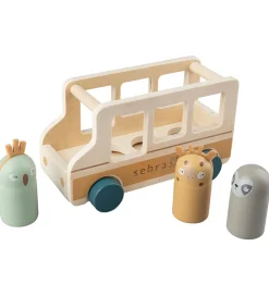 Sebra Trælegetøj>Bus - Træ - Wildlife