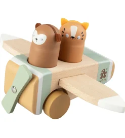 Sebra Trælegetøj>Flyvemaskine - Træ - Wildlife