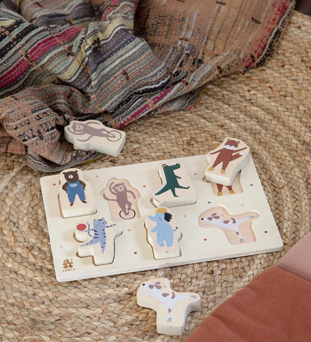 Sebra Puslespil>Puslespil - Træ - Toes/Builders