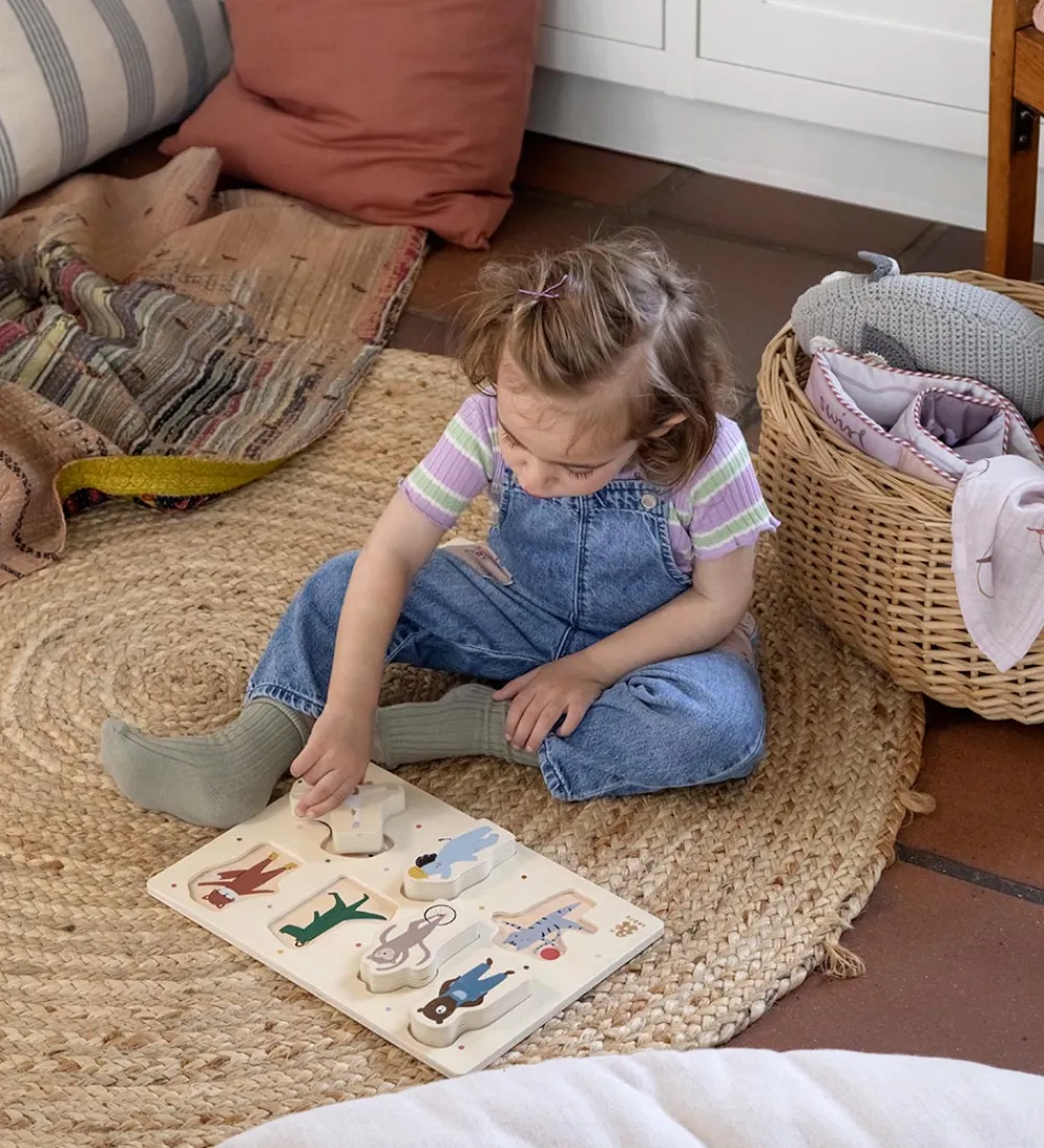 Sebra Puslespil>Puslespil - Træ - Toes/Builders