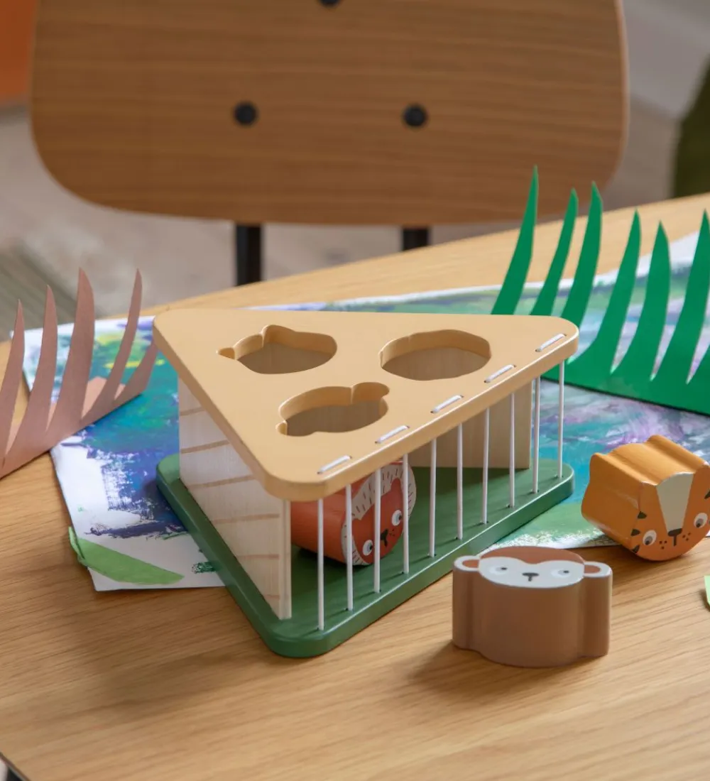 Sebra Puttekasser|Trælegetøj>Puttekasse - Træ - Safari