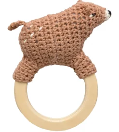 Sebra Gribelegetøj>Rangle - Hæklet - Bjørnen Woody