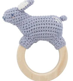 Sebra Gribelegetøj>Rangle - Hæklet - Kaninen Bluebell