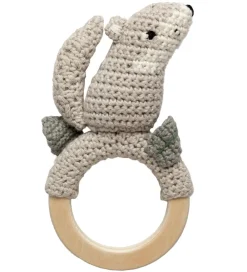 Sebra Gribelegetøj>Rangle - Hæklet - Ulven Moon